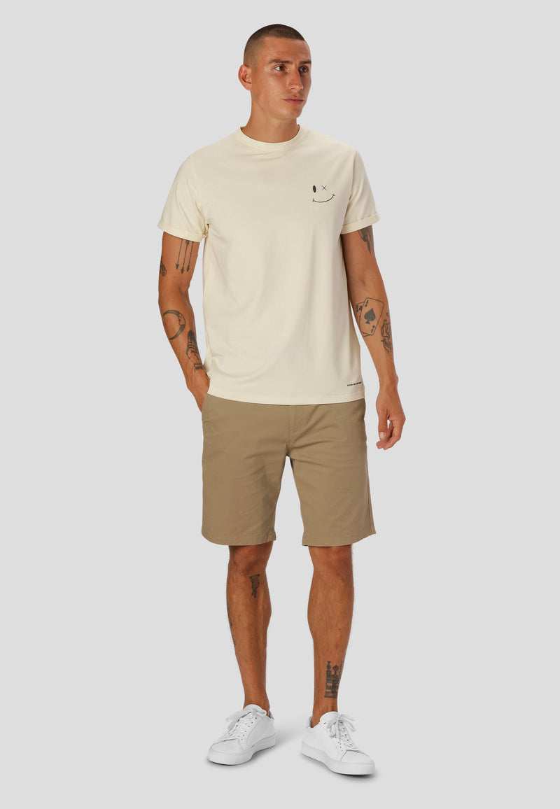 Clean Cut Copenhagen Patrick Organic cotton t-shirt T-shirts S/S Ecru