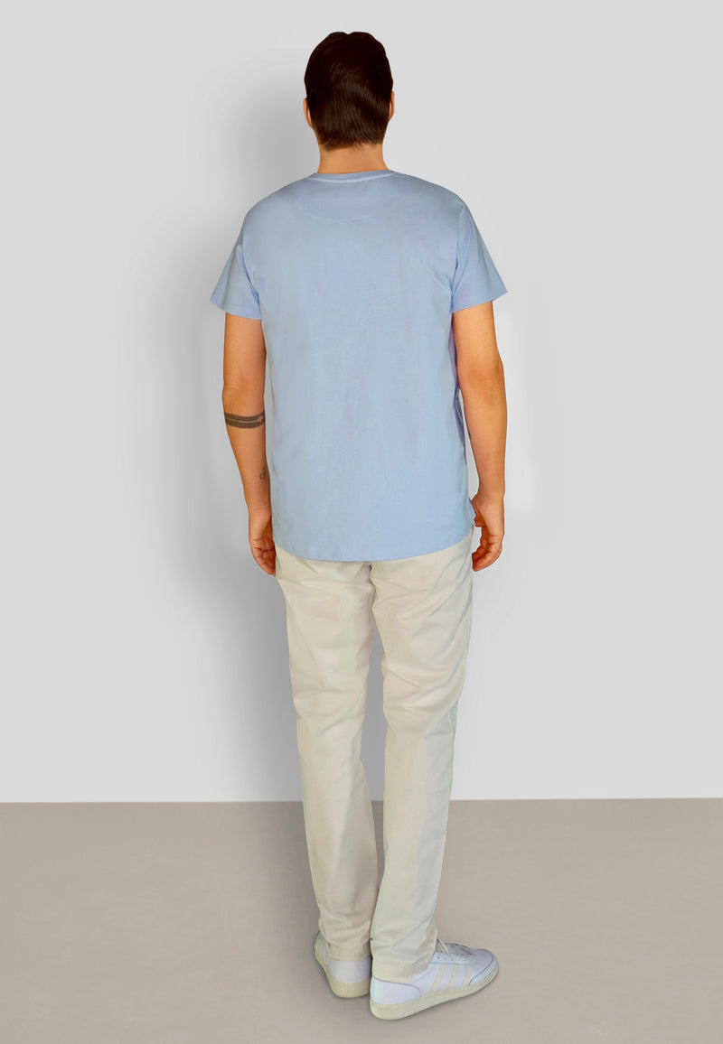 Clean Cut Copenhagen Patrick Organic cotton t-shirt T-shirts S/S Light Blue