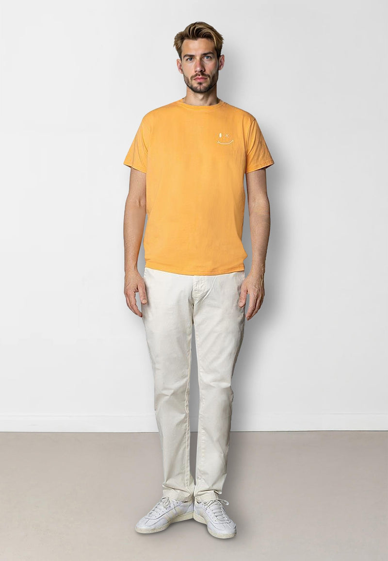 Clean Cut Copenhagen Patrick Organic cotton t-shirt T-shirts S/S Mock Orange