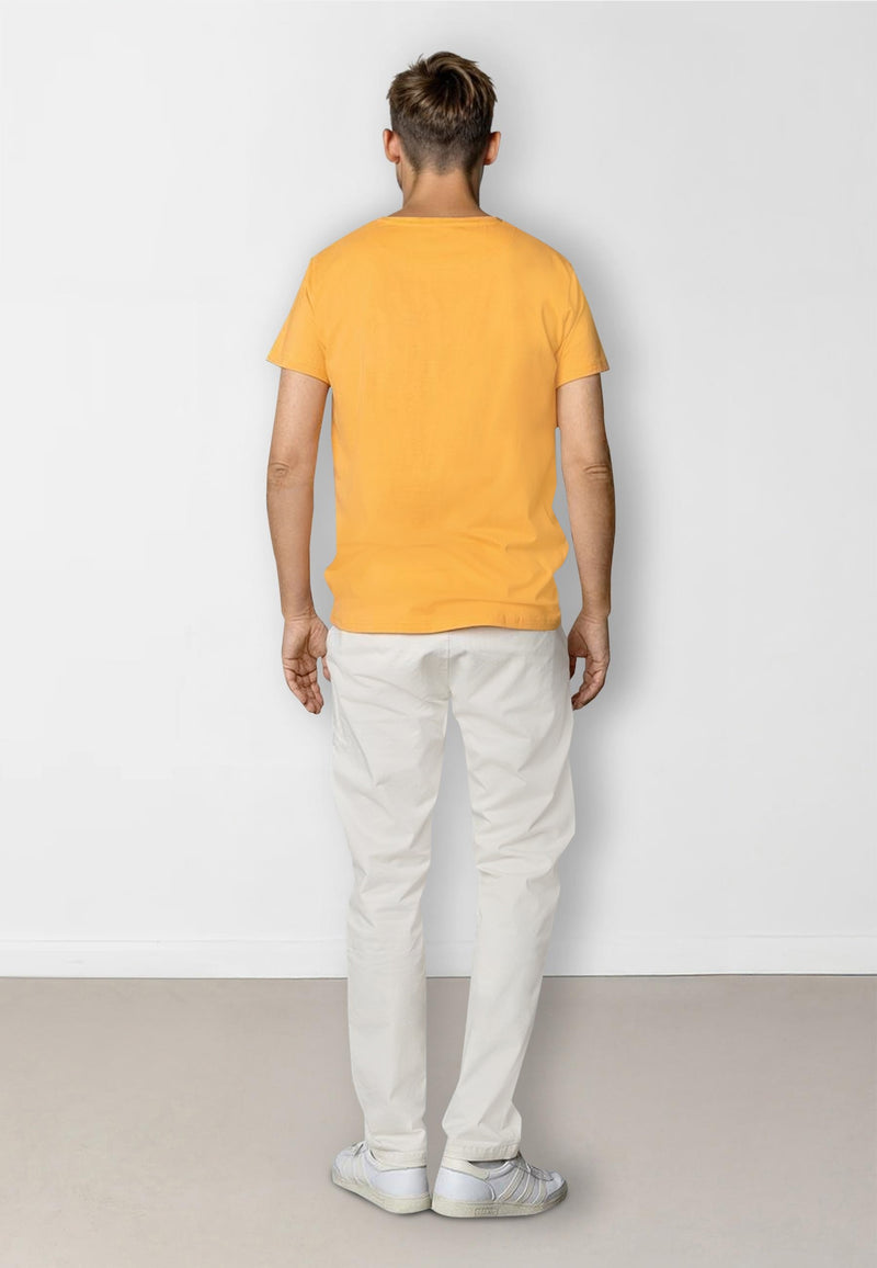 Clean Cut Copenhagen Patrick Organic cotton t-shirt T-shirts S/S Mock Orange