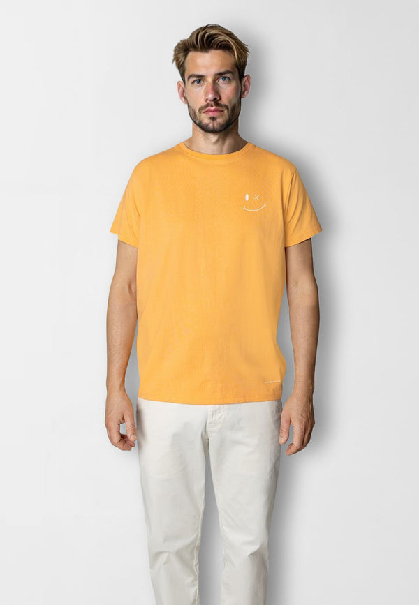 Clean Cut Copenhagen Patrick Organic cotton t-shirt T-shirts S/S Mock Orange