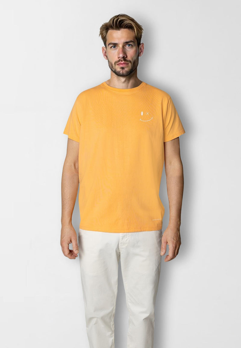 Clean Cut Copenhagen Patrick organic cotton t-shirt T-shirts S/S Mock Orange