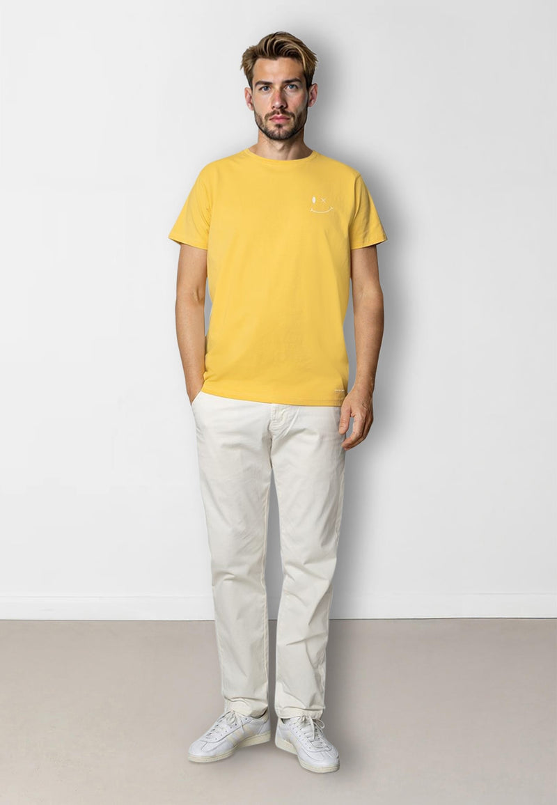 Clean Cut Copenhagen Patrick Organic cotton t-shirt T-shirts S/S Warm Yellow