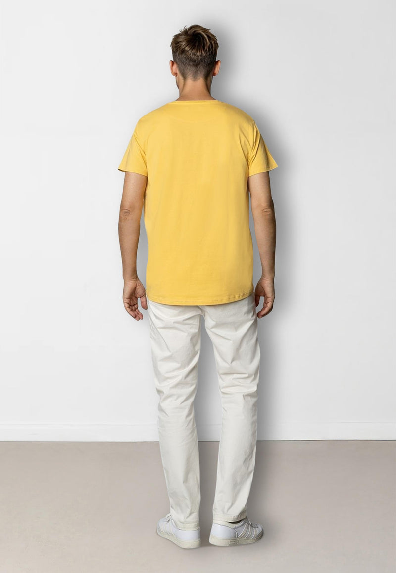 Clean Cut Copenhagen Patrick Organic cotton t-shirt T-shirts S/S Warm Yellow