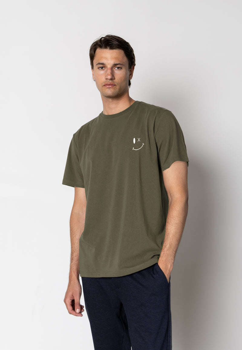 Clean Cut Copenhagen Patrick organic cotton t-shirt T-shirts S/S Army