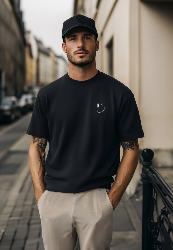 Clean Cut Copenhagen Patrick organic cotton t-shirt T-shirts S/S Black/White Print