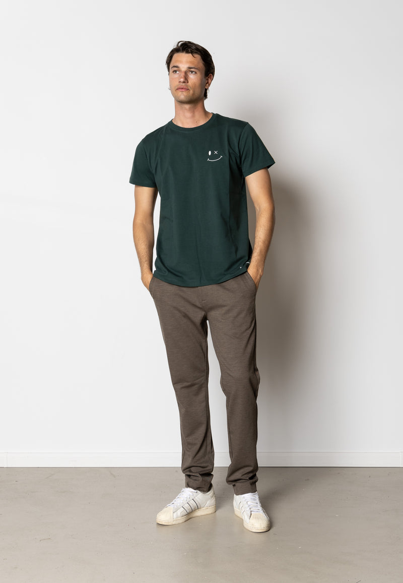 Clean Cut Copenhagen Patrick organic cotton t-shirt T-shirts S/S Deep Green