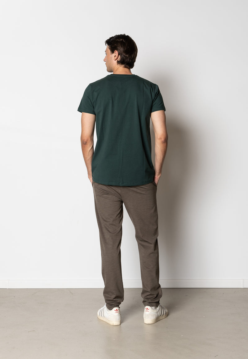 Clean Cut Copenhagen Patrick organic cotton t-shirt T-shirts S/S Deep Green
