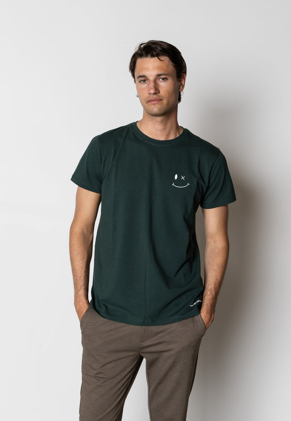 Clean Cut Copenhagen Patrick organic cotton t-shirt T-shirts S/S Deep Green