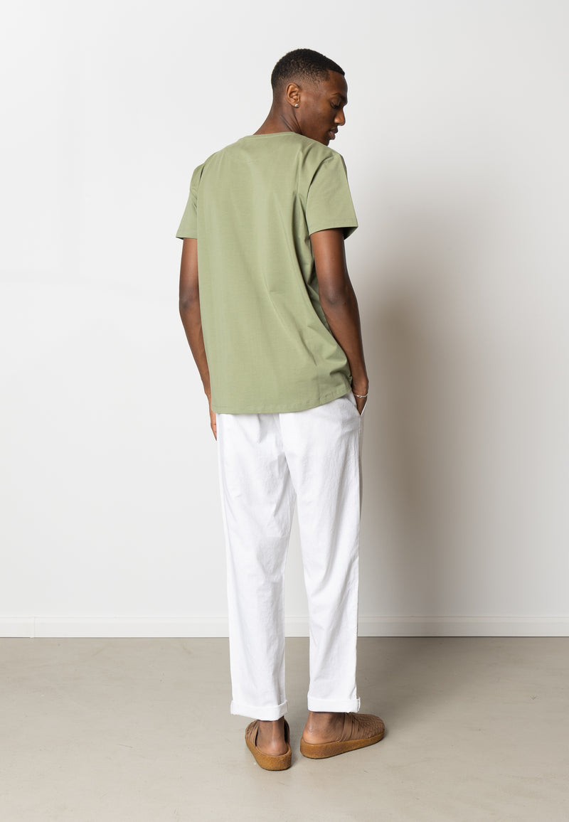 Clean Cut Copenhagen Patrick organic cotton t-shirt T-shirts S/S Dusty Green