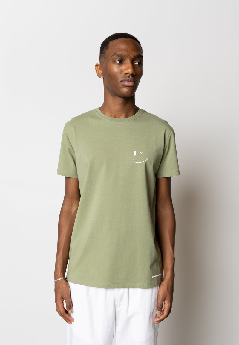 Clean Cut Copenhagen Patrick organic cotton t-shirt T-shirts S/S Dusty Green