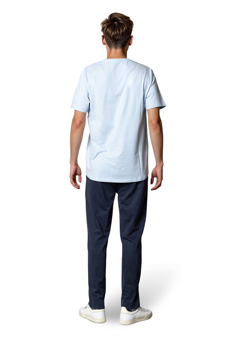 Clean Cut Copenhagen Patrick organic cotton t-shirt T-shirts S/S Light Blue