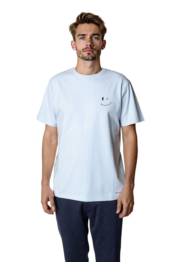 Clean Cut Copenhagen Patrick organic cotton t-shirt T-shirts S/S Light Blue