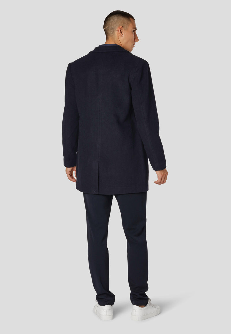 Clean Cut Copenhagen Ralf wool blend coat Jackets Navy