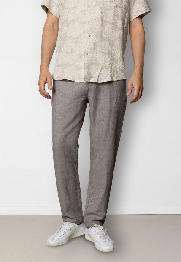 Clean Cut Copenhagen Roman cotton/linen pants Pants Khaki Melange