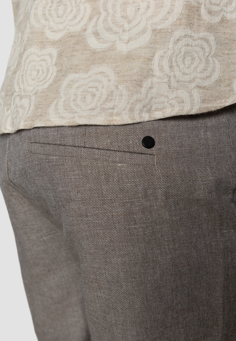 Clean Cut Copenhagen Roman cotton/linen pants Pants Khaki Melange