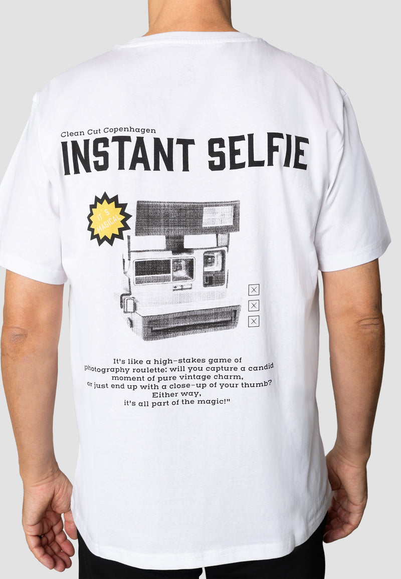 Clean Cut Copenhagen Selfie t-shirt T-shirts S/S White