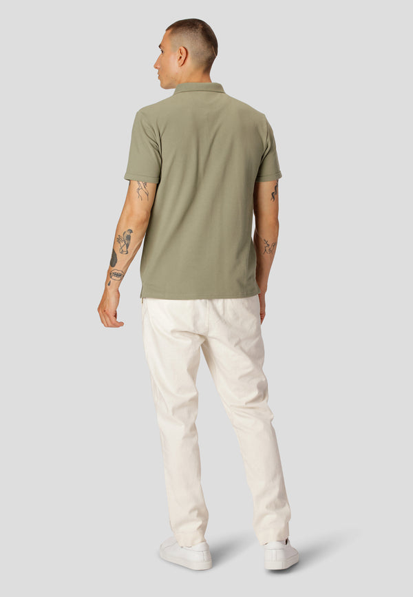 Clean Cut Copenhagen Silkeborg stretch polo Polos Dusty Green