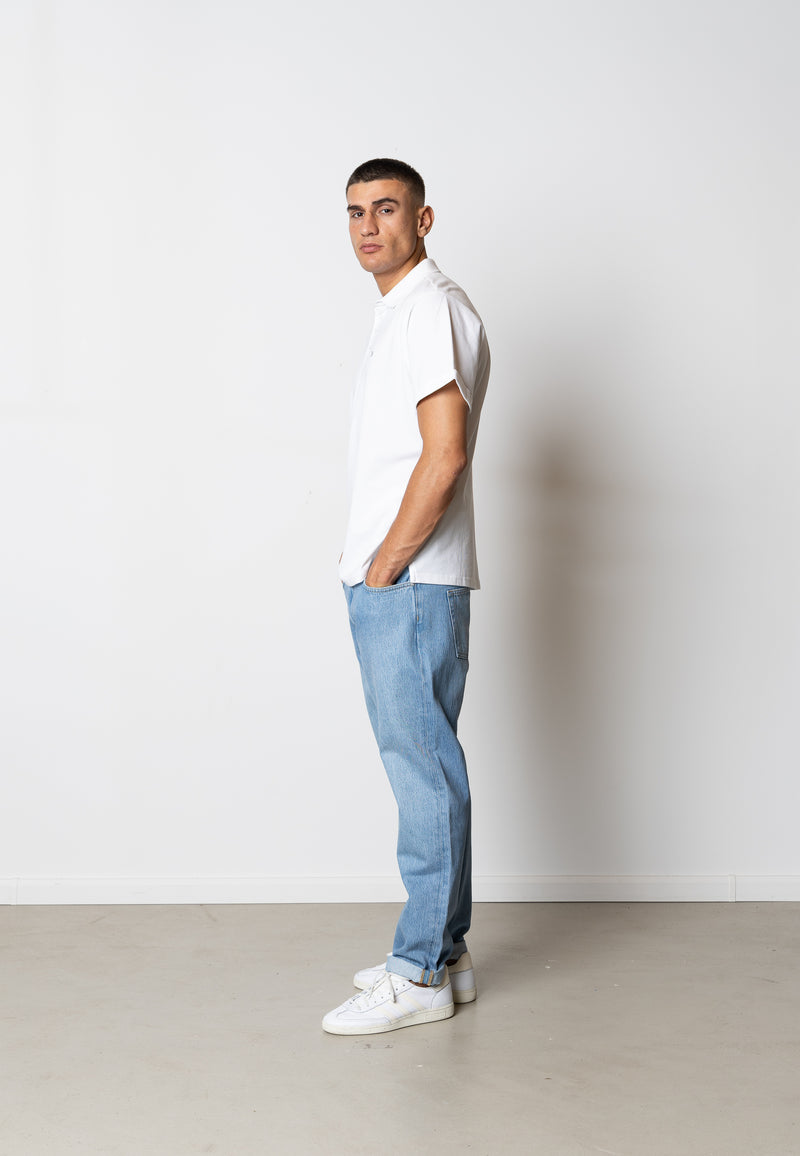 Clean Cut Copenhagen Silkeborg stretch polo Polos White