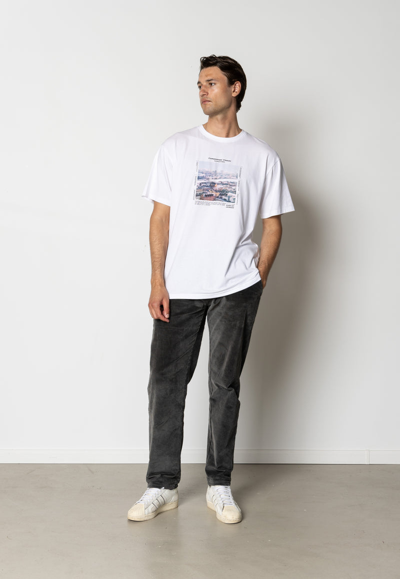 Clean Cut Copenhagen Sortedamssøen organic t-shirt T-shirts S/S White