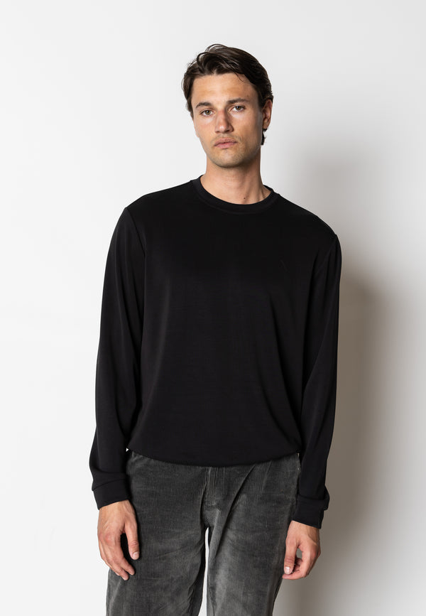 Clean Cut Copenhagen Tristan 'modal' sweatshirt Sweatshirts Black